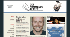 Desktop Screenshot of kommendeteater.dk