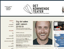 Tablet Screenshot of kommendeteater.dk